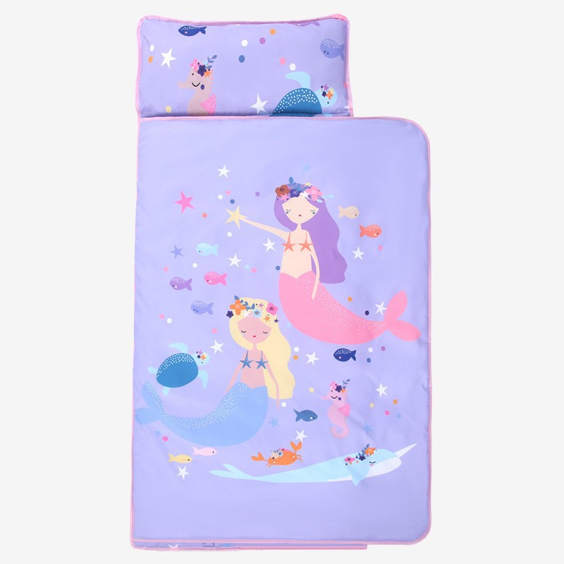 Toddler Nap Mat with Pillow an - Outdoor Camping Rugs 评论和价格