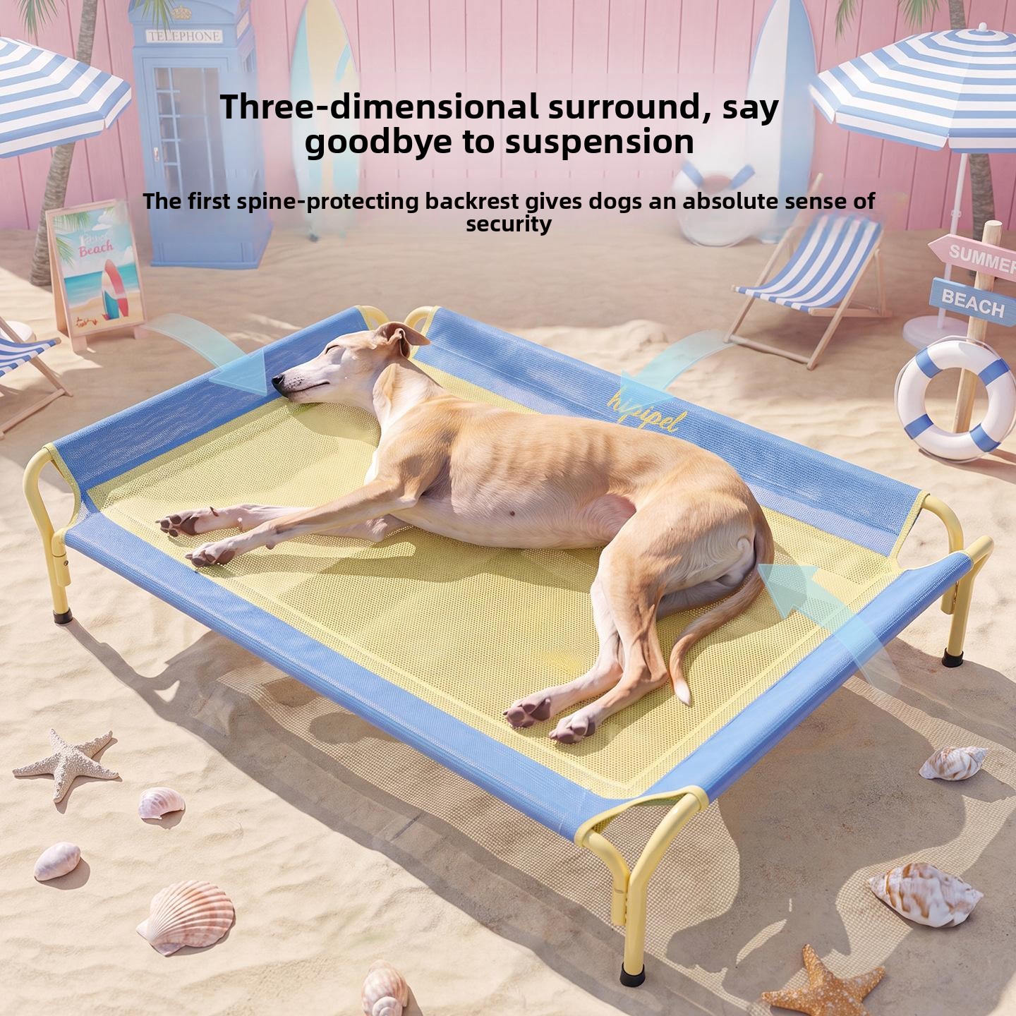 Dopamine contrasting color pet - Outdoor Camping Dog Bed 评论和价格