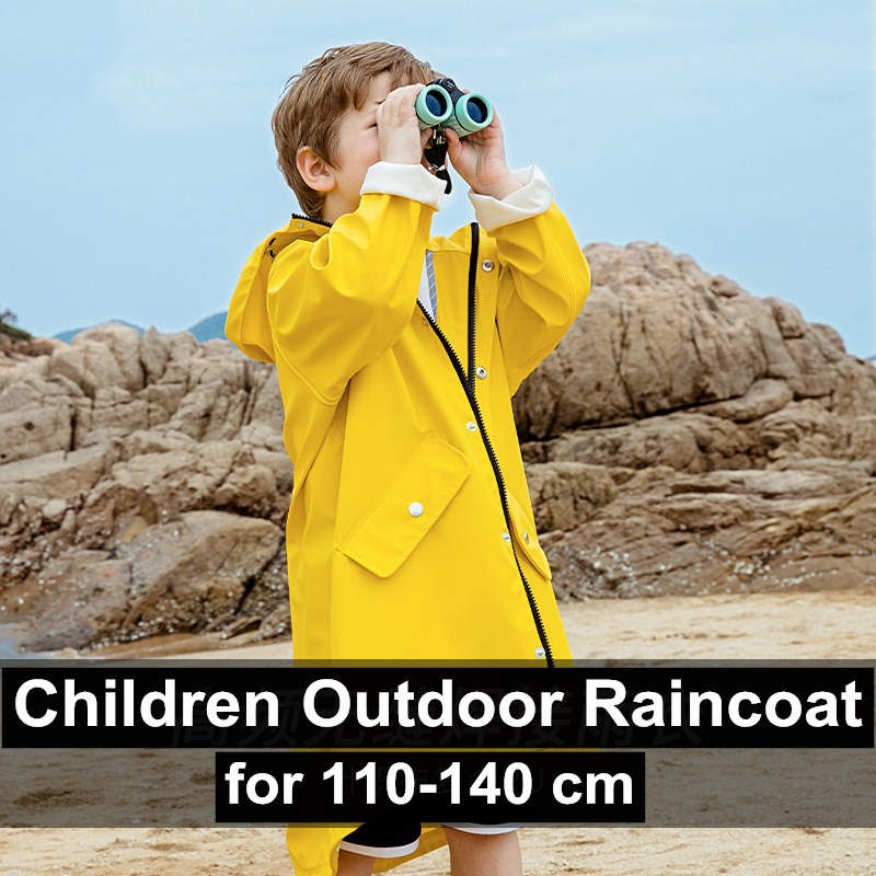 100-140 Cm Children's Raincoat - Camping Rain Poncho 评论和价格