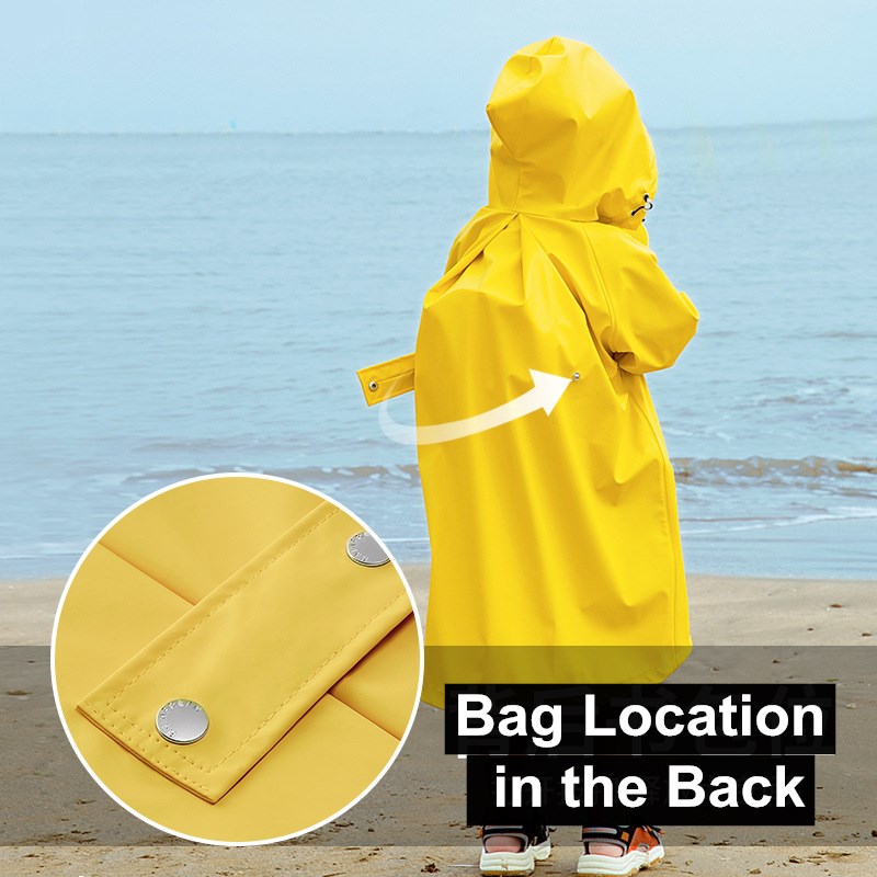 100-140 Cm Children's Raincoat - Camping Rain Poncho 评论和价格