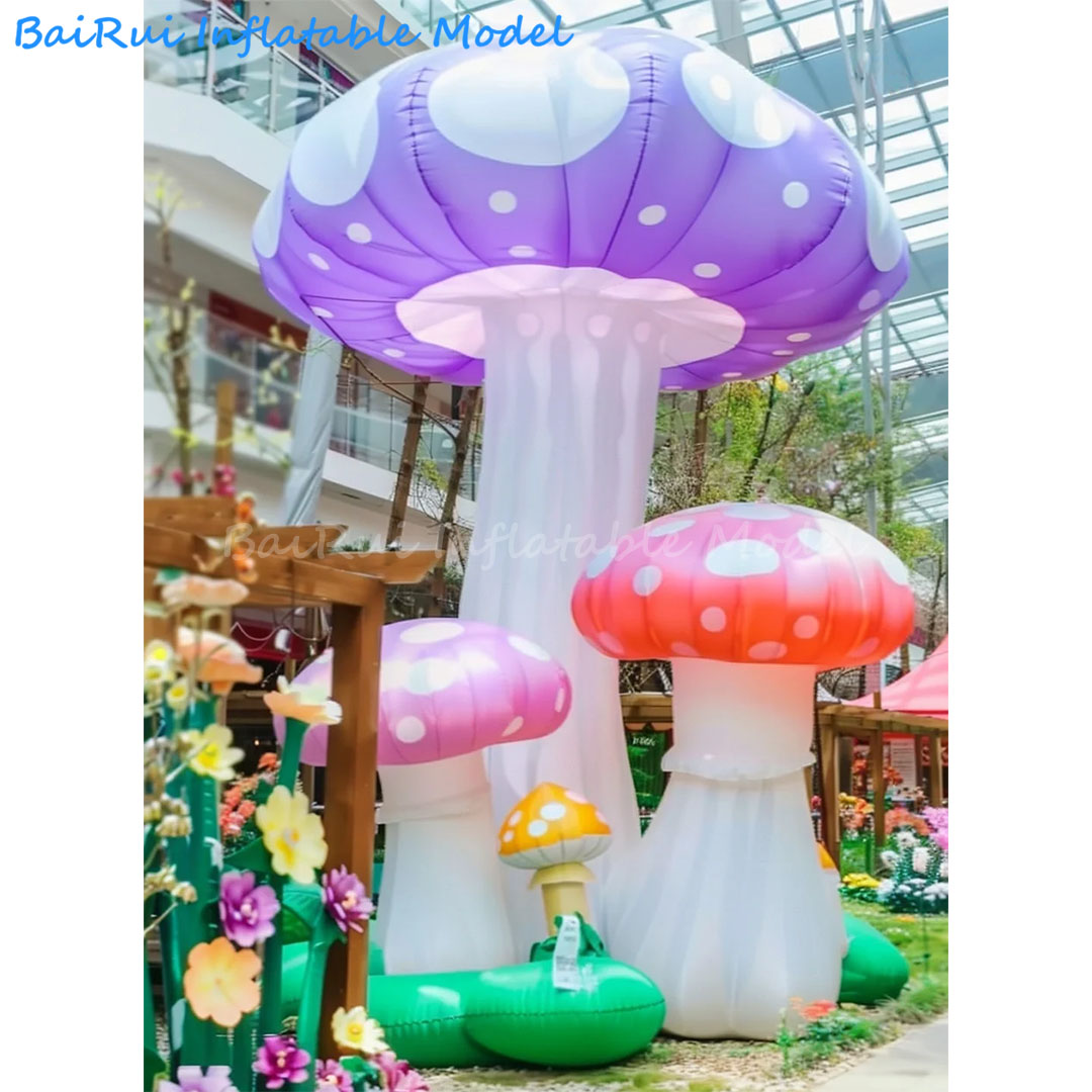 Giant Inflatable Cartoon Mushr - Outdoor Camping Exhibition 评论和价格