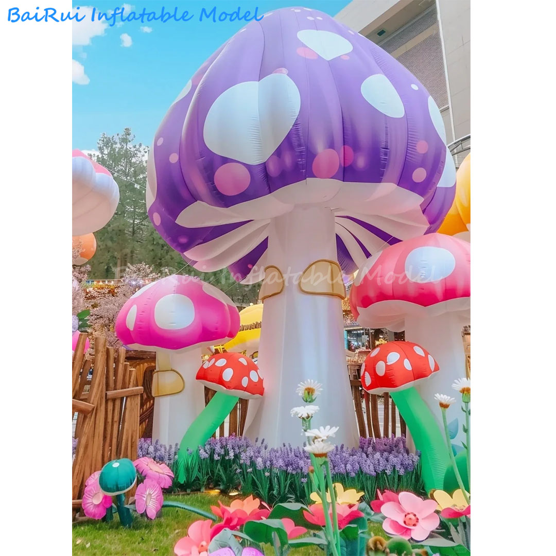 Giant Inflatable Cartoon Mushr - Outdoor Camping Exhibition 评论和价格