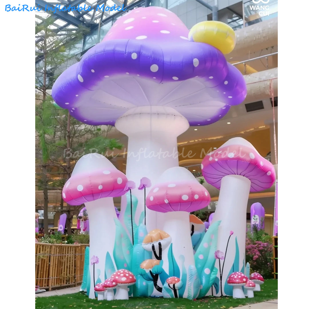 Giant Inflatable Cartoon Mushr - Outdoor Camping Exhibition 评论和价格