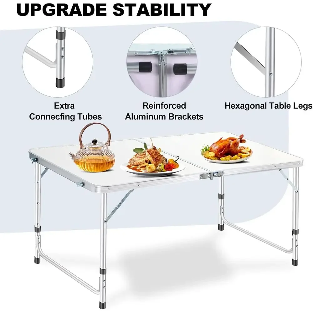 Portable Plastic Dining Table  - Outdoor Camping Dining Set 评论和价格