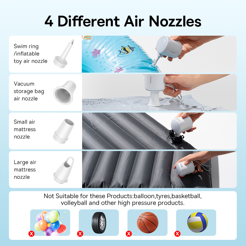 Baseus Air Pump Wireless Air C - Outdoor Camping Rugs 评论和价格