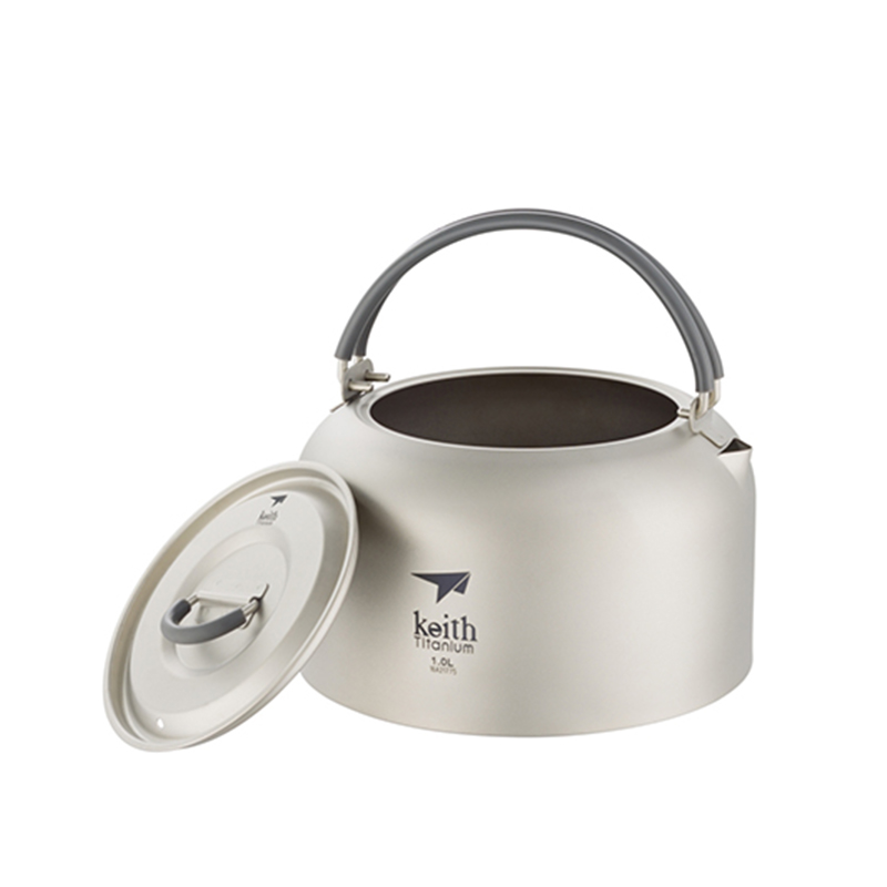 Keith Titanium Kettle 1L, Bact - Outdoor Camping Dining Set 评论和价格