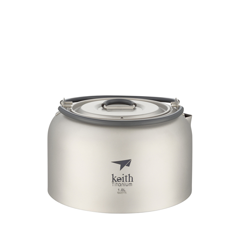 Keith Titanium Kettle 1L, Bact - Outdoor Camping Dining Set 评论和价格