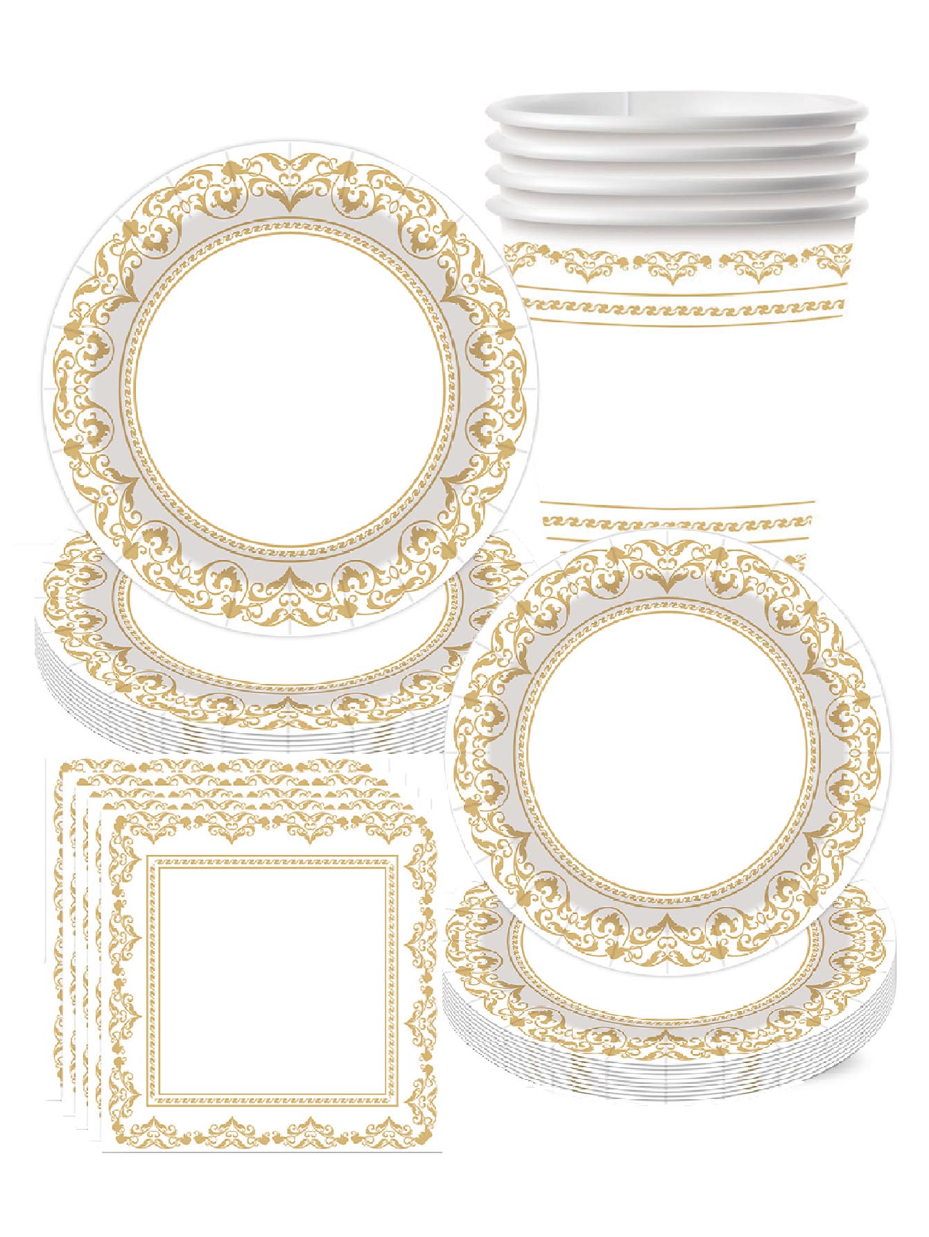 Classic Plate Theme Birthday P - Outdoor Camping Dining Set 评论和价格