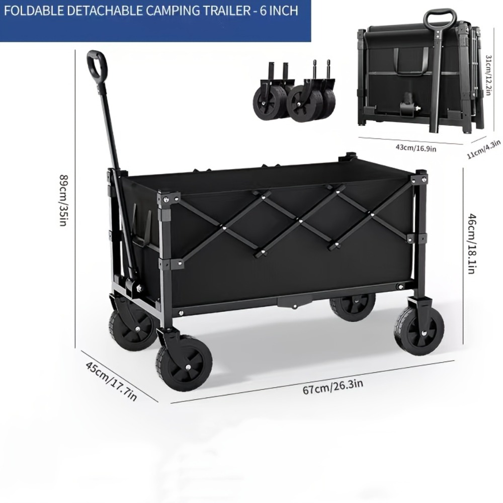 Folding Garden Cart 360 lbs Ca - Outdoor Camping Trolley 评论和价格