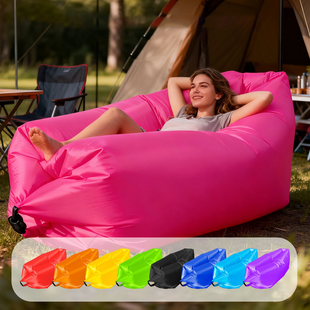 Multi Colored Single Lazy Infl - Bed Outdoor Camping 评论和价格