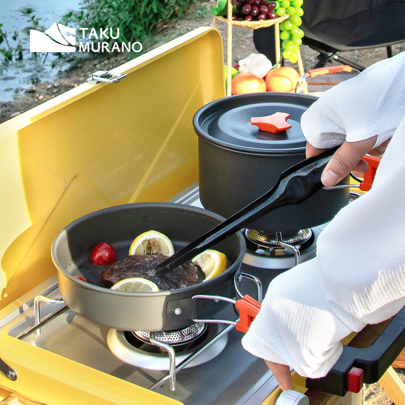 Camping Cookware Set Outdoor C - Outdoor Camping Dining Set 评论和价格