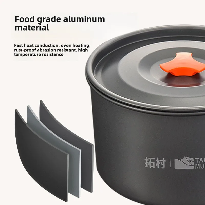 Camping Cookware Set Outdoor C - Outdoor Camping Dining Set 评论和价格