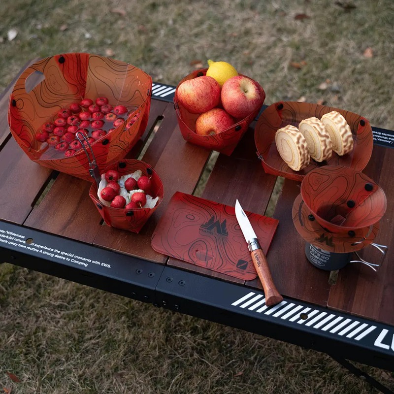 Foldable Camping Tableware Por - Outdoor Camping Dining Set 评论和价格